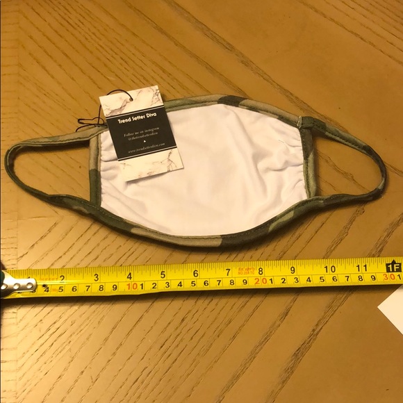 2 for $20! OLIVE CAMO PRINT FACE MASK - Picture 5 of 6